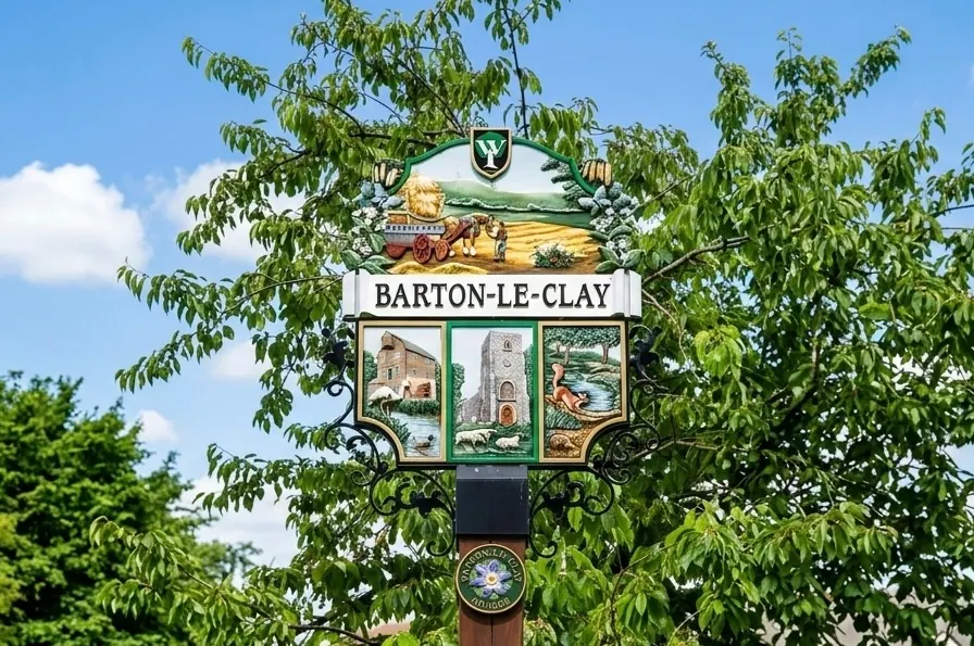 Barton-le-Clay village below the Barton Hills, Bedfordshire